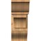 Ekena Millwork Westlake Traditional Smooth Bracket w/ Offset Brace, Western Red Cedar, 7 1/2"W x 18"D x 18"H BKT0806X18X18WTL01SWR - alternate 4